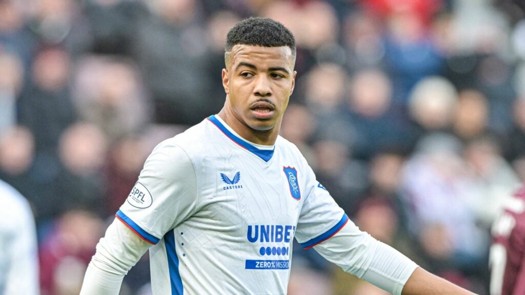 Rangers' Hamza Igamane looking serious