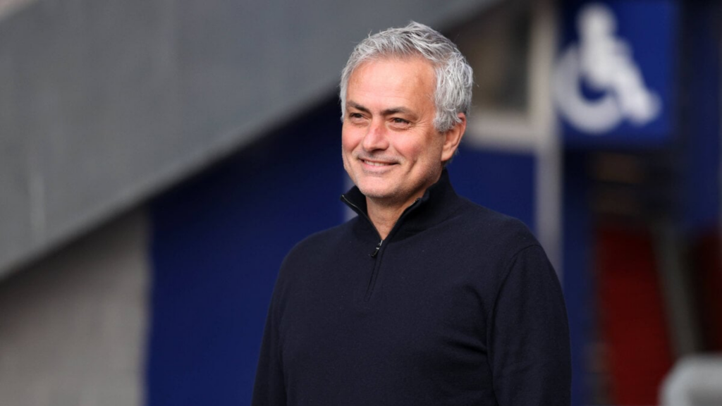 Jose Mourinho smiling