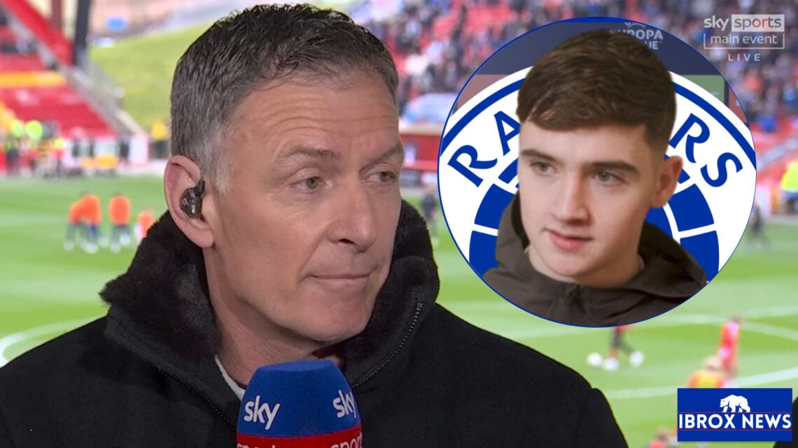 Findlay Curtis and Chris Sutton