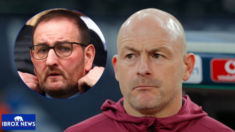 Rangers incoming sporting director Kevin Thelwell and England Under-21 manager Lee Carsley