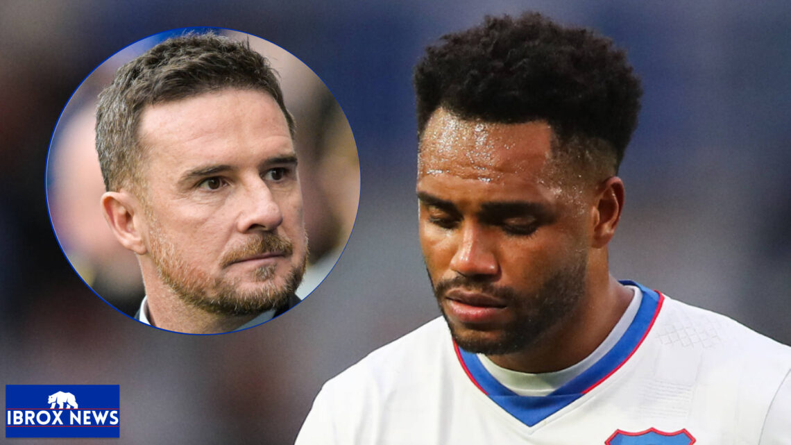 Rangers striker Danilo and Barry Ferguson