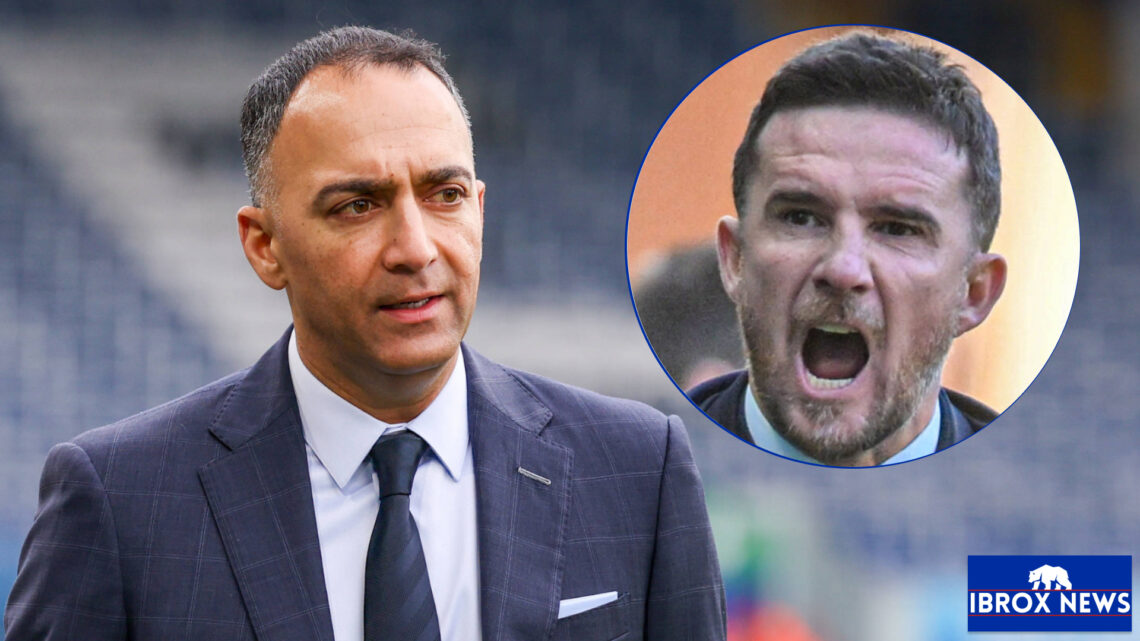 Rangers interim manager Barry Ferguson and 49ers chief Paraag Marathe