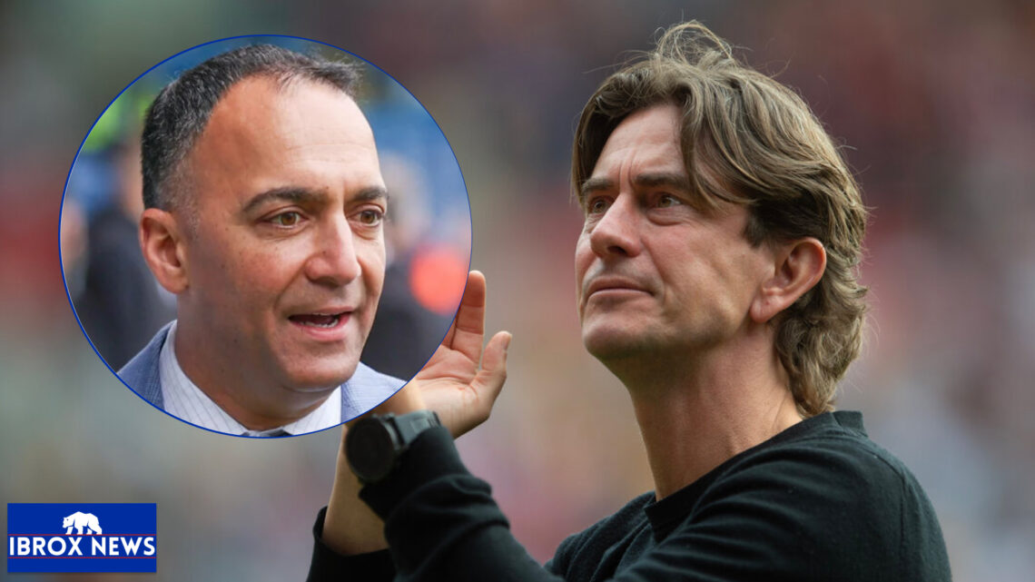 Rangers prospective owner Praag Mratahe and Brentford manage Thomas Frank