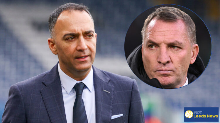 Potential Rangers owner Paraag Marathe and Celtic manager Brendan Rodgers