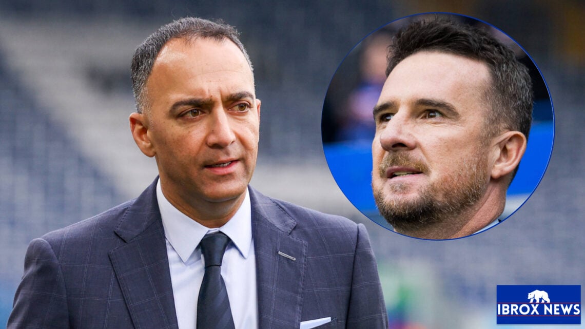 Rangers manager Barry Ferguson and 49ers chief Paraag Marathe