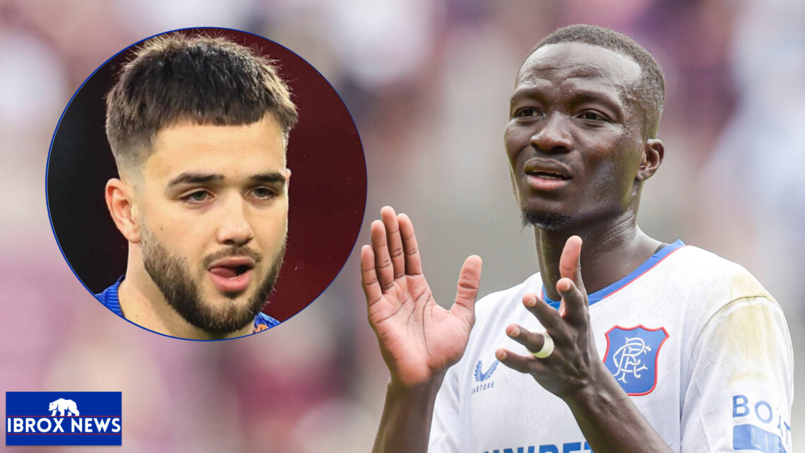 Rangers midfielders Mohamde Diomande and Nicolas Raskin
