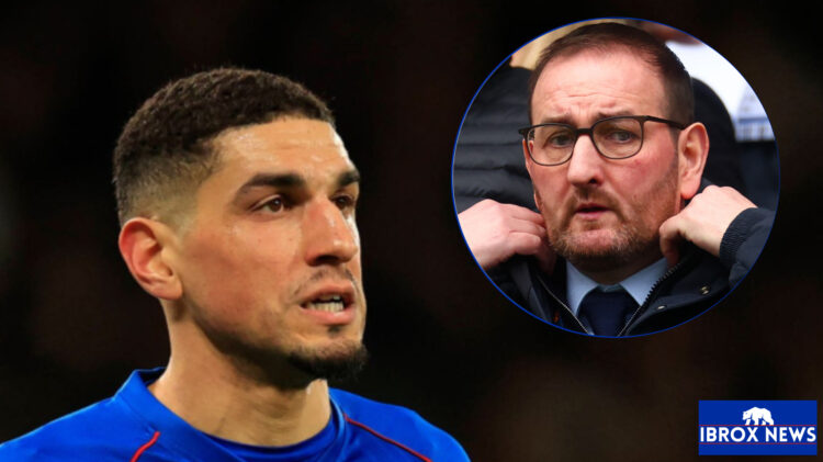 Leon Balogun and Kevin Thelwell Rangers