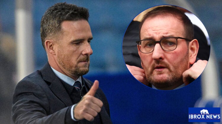 Rangers interim manager Barry Ferguson and Kevin Thelwell