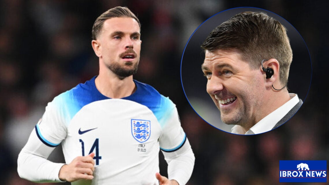 Rangers-linked Steven Gerrard and Jordan Henderson