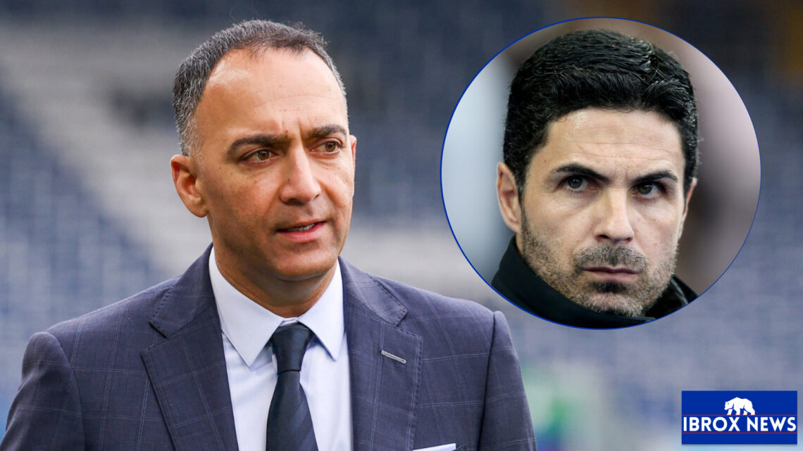 Rangers potential owner Paraag Marathe and Arsenal manager Mikel Arteta