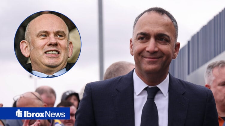 Rangers CEO Patrick Stewart and Paraag Marathe