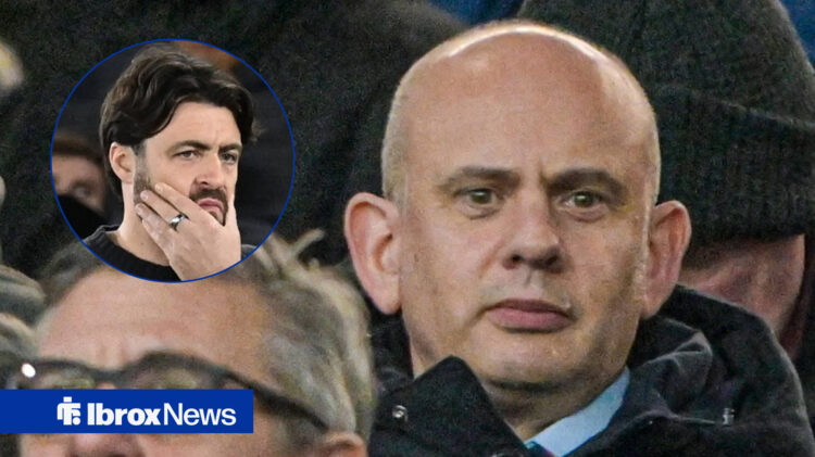 Rangers CEO Patrick Stewart and Russell Martin
