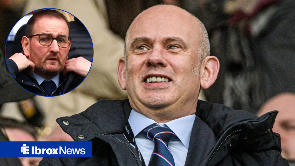 Rangers chiefs Kevin Thelwell and Patrick Stewart