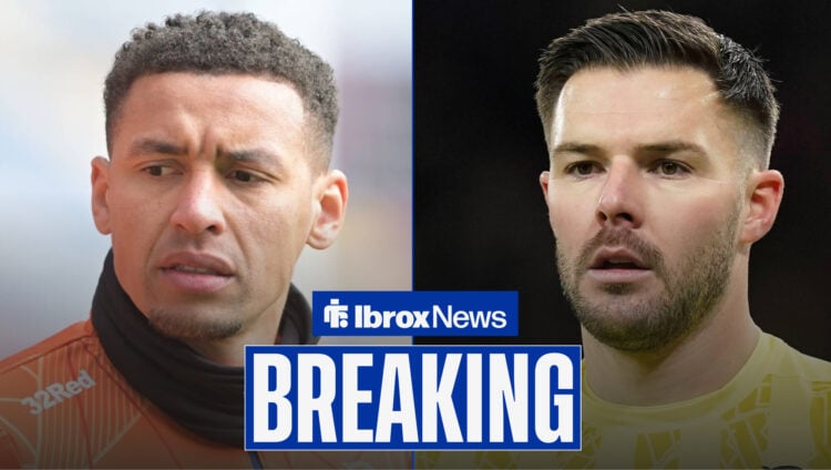 James Tavernier and Jack Butland