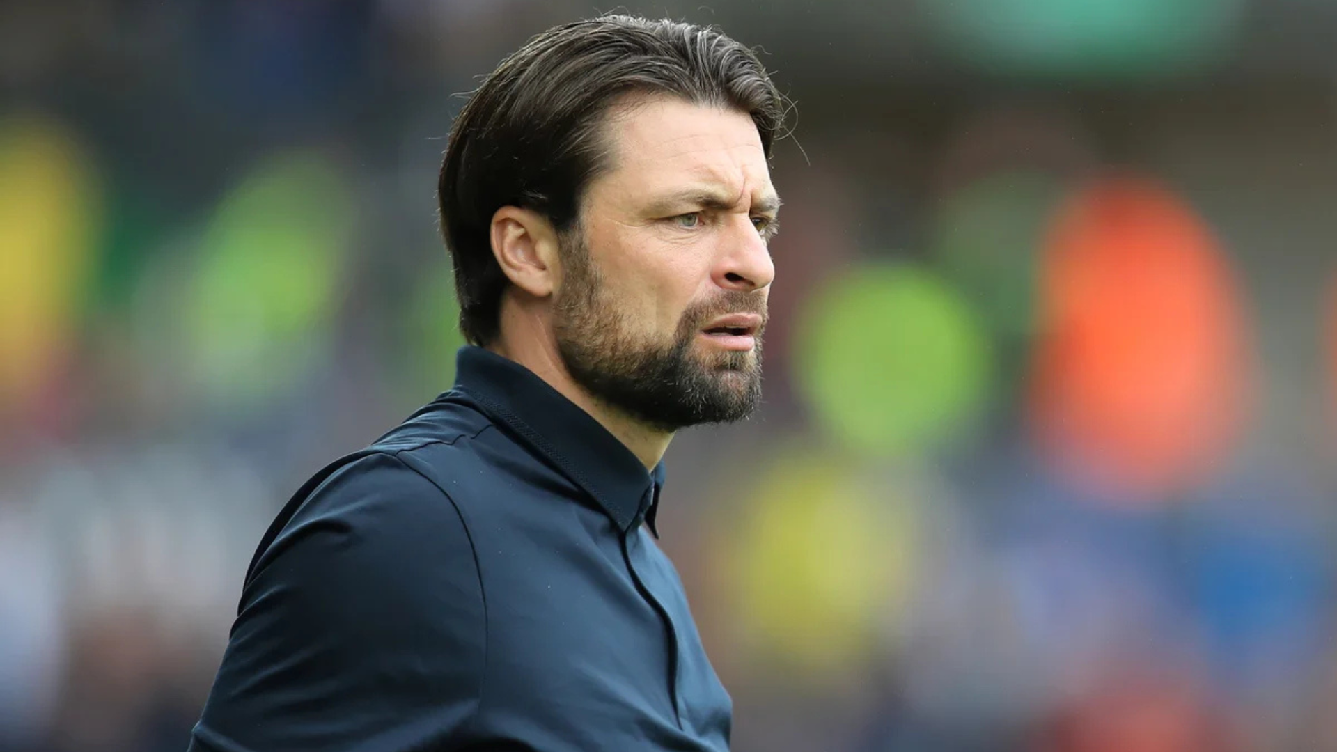 Rangers boss Russell Martin looking frustrated.