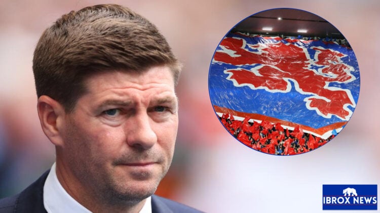 Steven Gerrard, Ibrox fans
