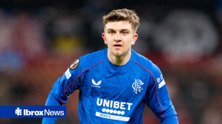 Ridvan Yilmaz in Rangers action