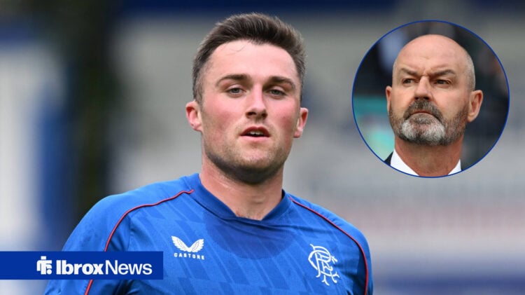 Rangers star John Souttar was on Scotland duty.