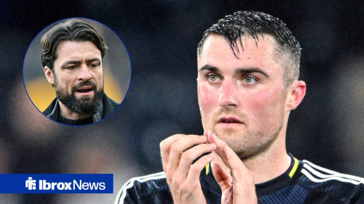 Rangers manager Russell Martin and John Souttar