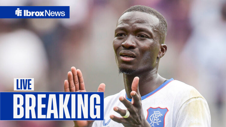 Rangers midfielder Mohamed Diomande
