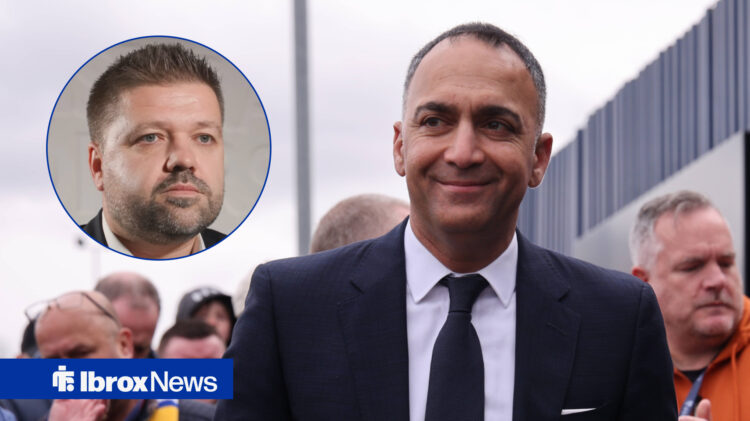 Rangers vice-chairman Paraag Marathe and Nils Koppen