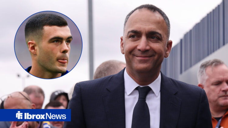 Rangers chief Paraag Marathe and Motherwell midfielder Lennon Miller