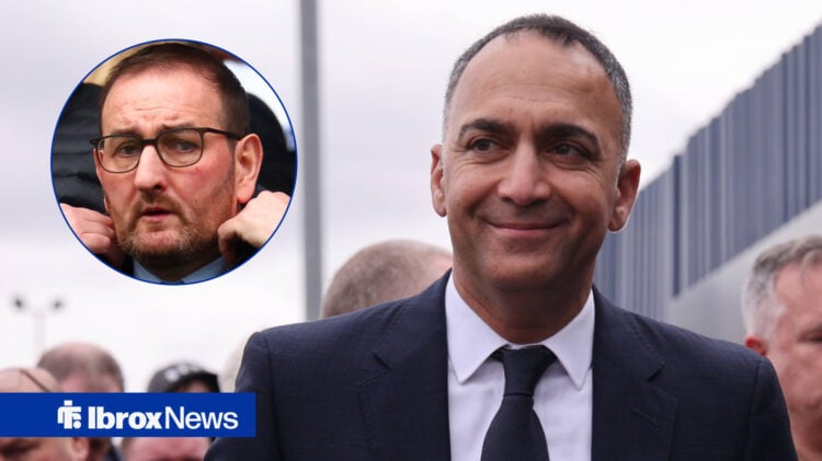 Rangers chief Kevin Thelwell and Paraag Marathe