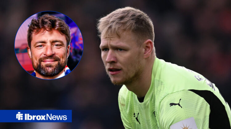 Rangers manager Russell Martin and Southampton goalkeeper Aaron Ramsdale