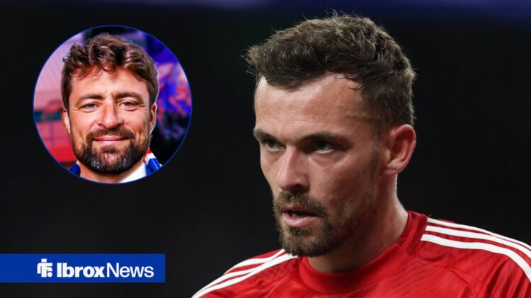 Rangers manager Russell Martin and Nottingham Forest defender Harry Toffolo