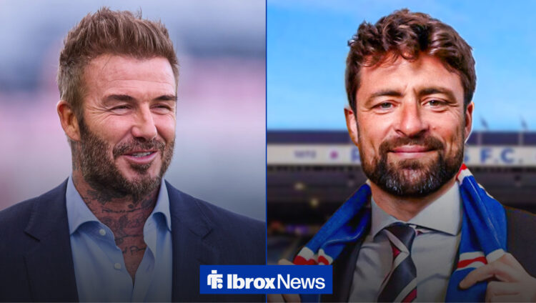Russell Martin and David Beckham