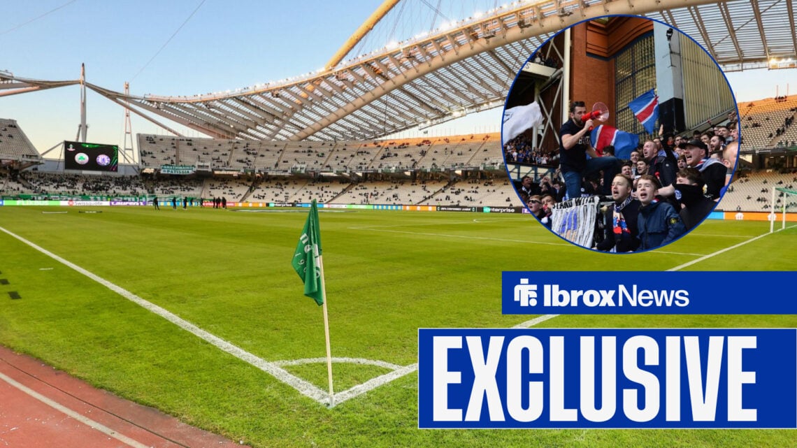 Olympic Stadium, Rangers fans