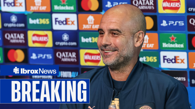 Manchester City manager Pep Guardiola