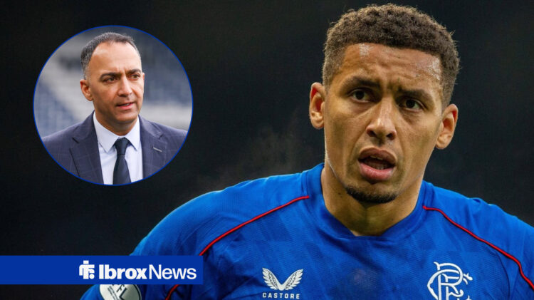 Rangers star James Tavernier and 49ers chief Paraag Marathe.
