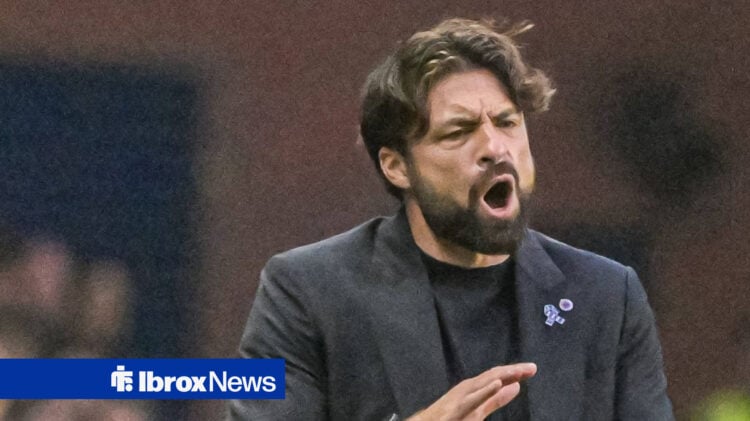 Rangers manager Russell Martin shouts at his team