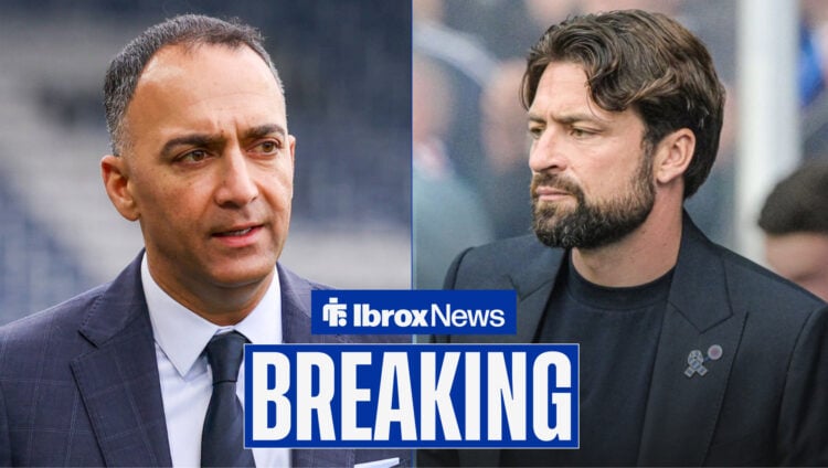 Rangers vice-chairman Paraag Marathe, and manager Russell Martin.