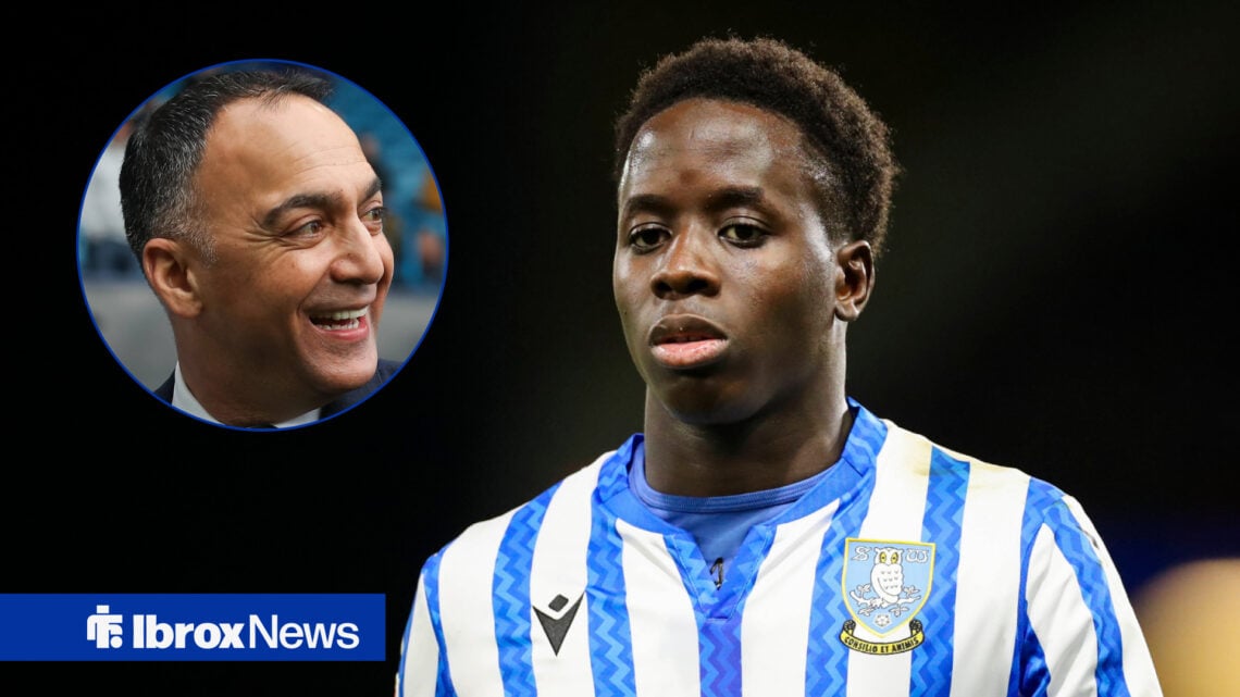 Rangers chief Paraag Marathe and Sheffield Wednesday forward Djeidi Gassama