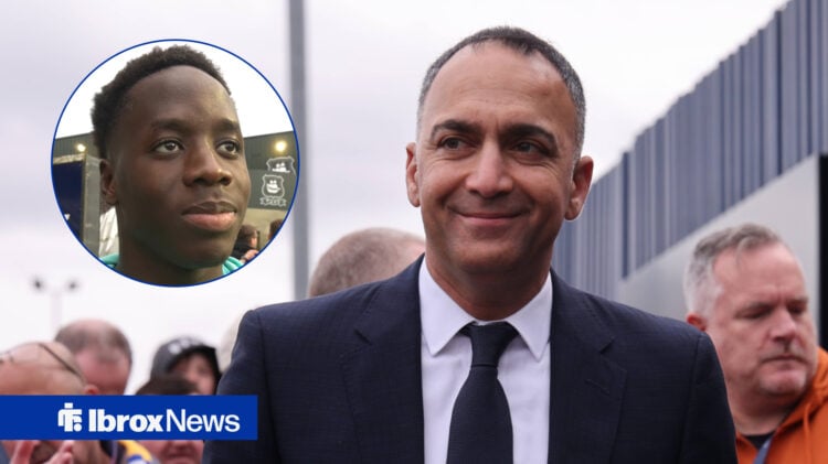 Rangers chief Paraag Marathe and Sheffield Wednesday striker Djeidi Gassama