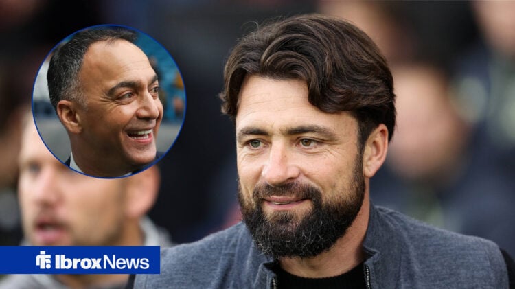 Rangers manager Russell Martin and Paraag Marathe