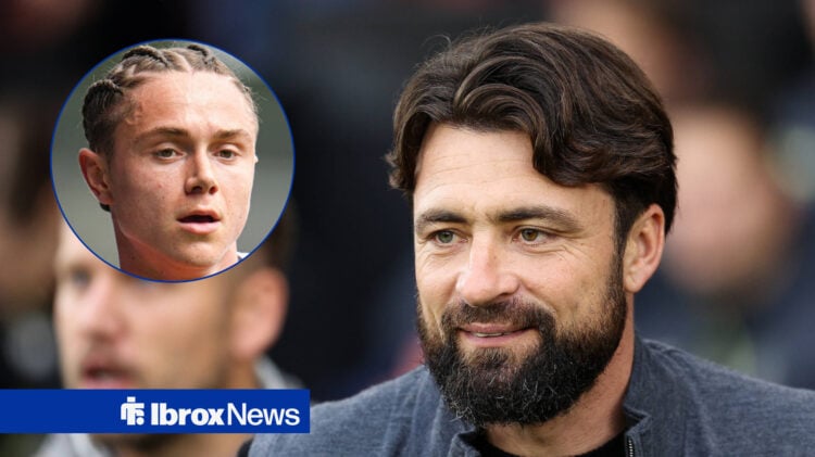 Rangers manager Russell Martin and Thelo Aasgaard