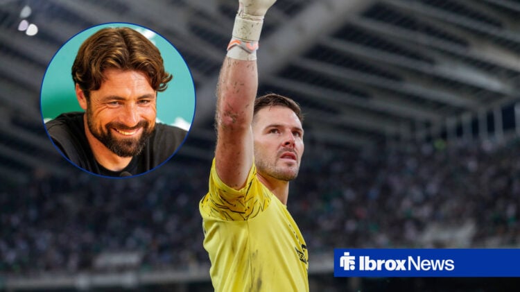 Jack Butland against Panathinaikos