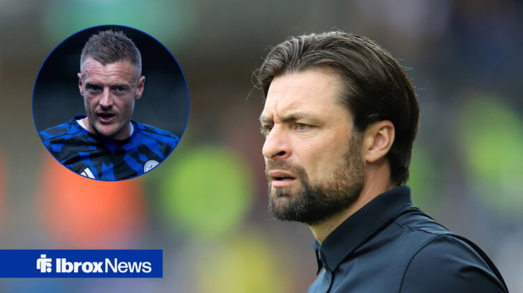 Russell Martin and Jamie Vardy