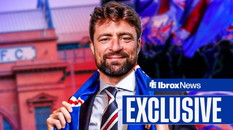 Rangers manager Russell Martin smiles