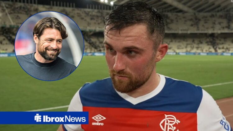 John Souttar being interviewed