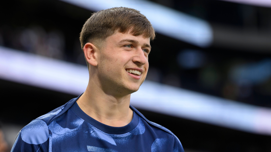 Rangers target Mikey Moore smiles.