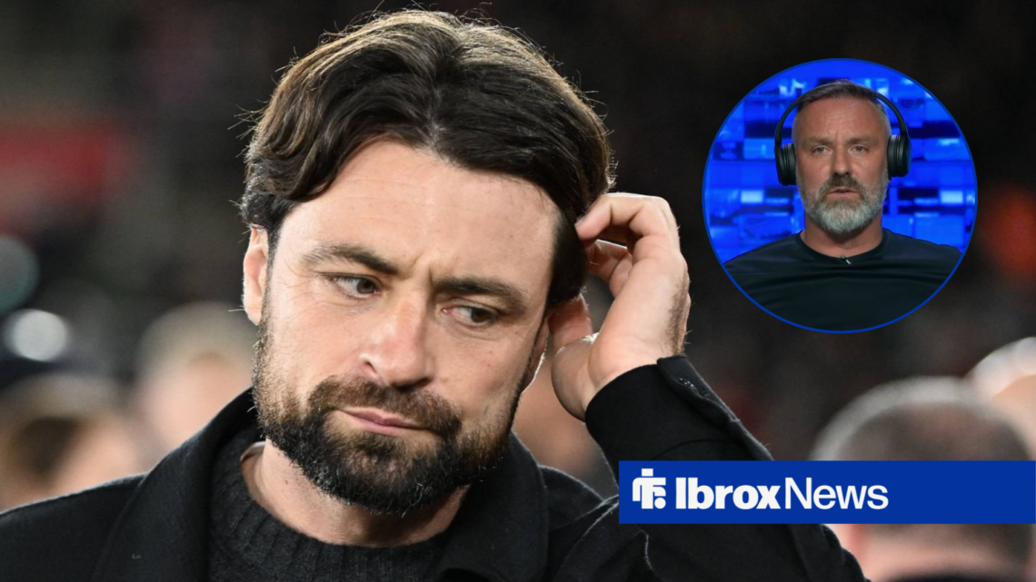 Russell Martin frowning with Kris Boyd in circle