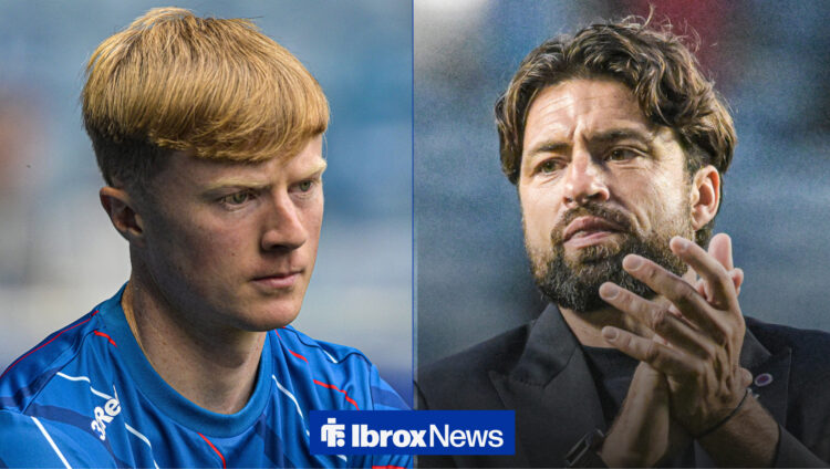 Russell Martin applauds Rangers midfielder Lyall Cameron.