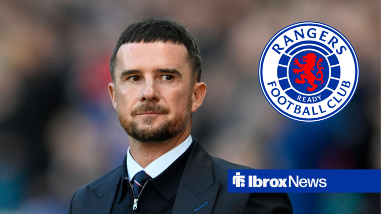 Rangers logo and Barry Ferguson