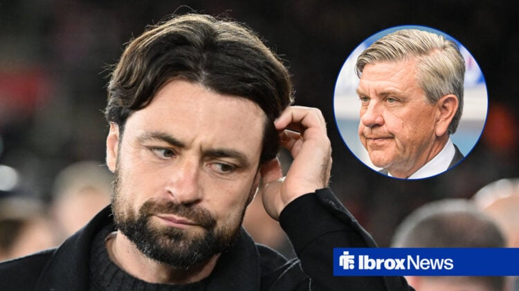 Rangers manager Russell Martin and Andrew Cavenagh in circular inset