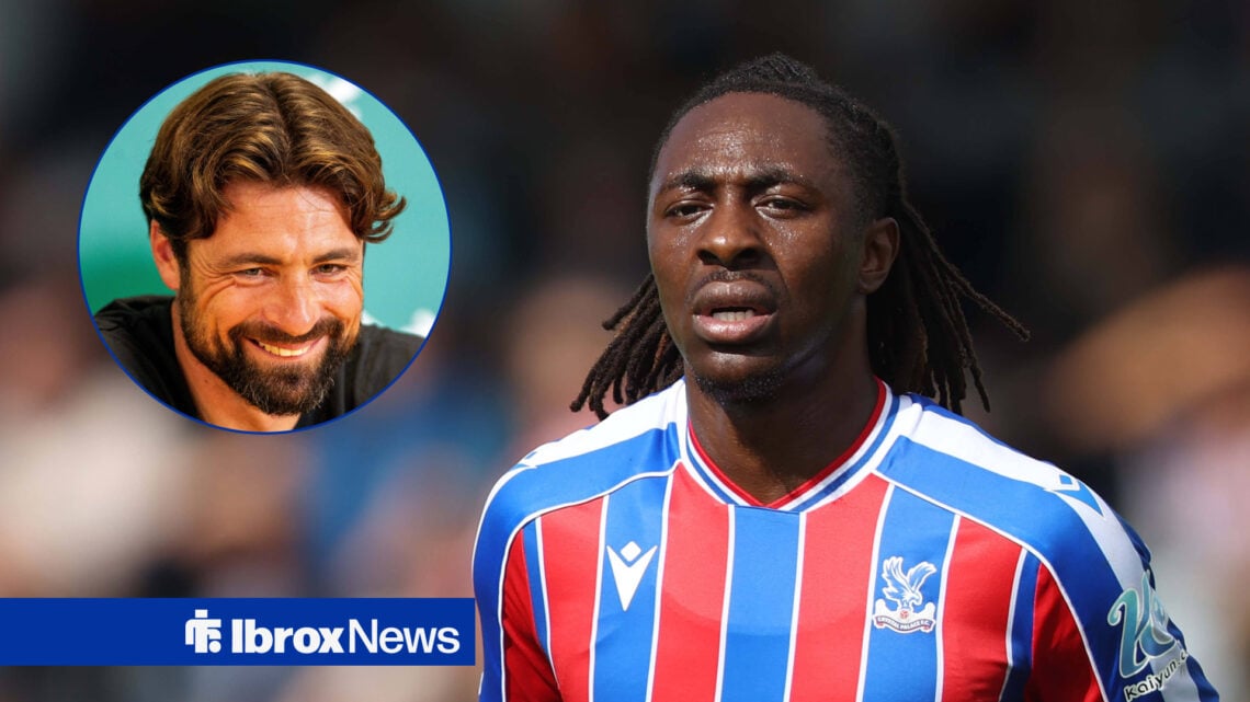 Rangers manager Russell Martin and Crystal Palace attacker Eberechi Eze