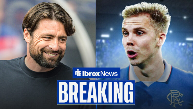 Breaking news involving Rangers manager Russell Martin and Rangers-linked winger Oliver Antman.